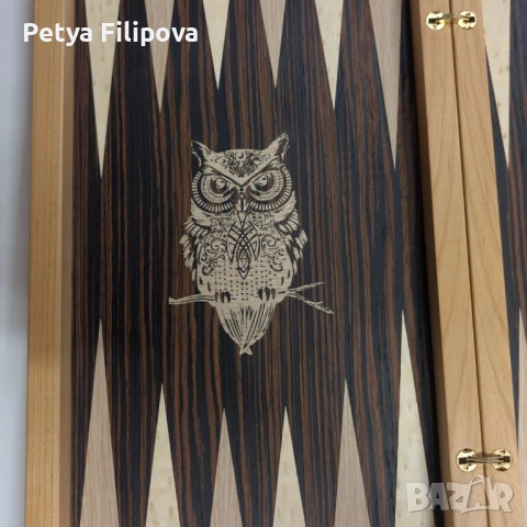 Ръчно изработена кутия за табла, снимка 2 - Колекции - 53707510