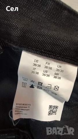 Оригинални черни дънки Boss 36н, снимка 5 - Дънки - 53925772