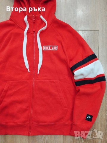 Nike air fleece горнище мъжка оригинален , снимка 9 - Спортни дрехи, екипи - 52827114