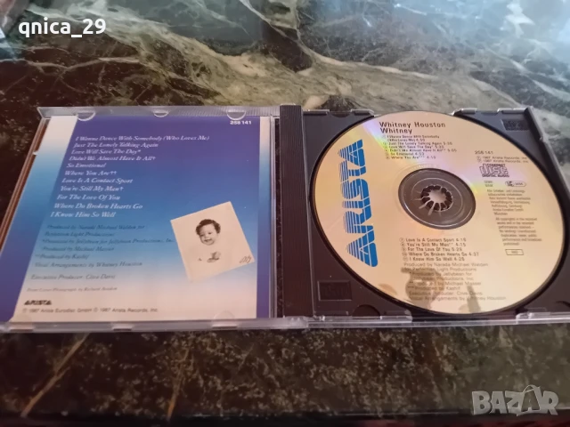 Withney Houston - Whitney, снимка 2 - CD дискове - 50617135