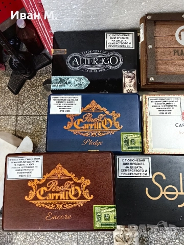 Дървени кутии от пури , снимка 7 - Табакери - 52235564