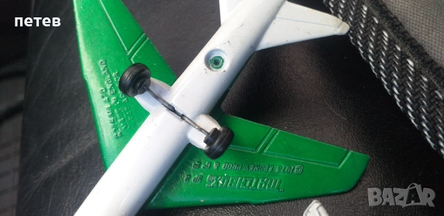 Метална количка. Метален самолет., снимка 3 - Антикварни и старинни предмети - 51777591