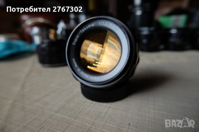 Super Takumar 50mm f1.4 lens. M42 mount, снимка 4 - Обективи и филтри - 53443964