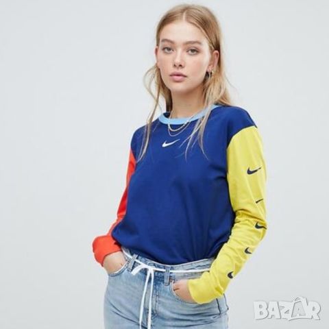 Страхотна дамска спортна блуза  NIKE , без забележки като нова,  , размер М , снимка 1 - Блузи с дълъг ръкав и пуловери - 45759158