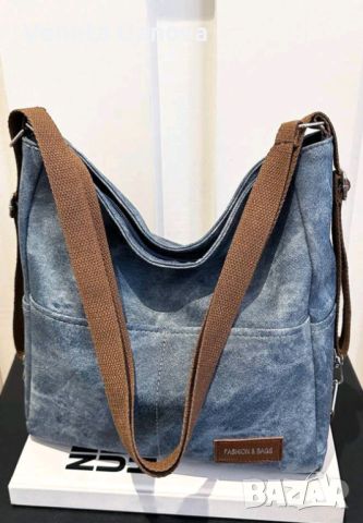 Текстилна дамска чанта, снимка 1 - Чанти - 45980867