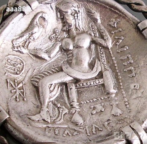 Брошка и пръстен с антични монети сребро, снимка 3 - Пръстени - 46117828