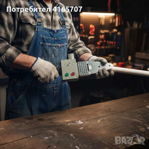 Професионална лепачка за PPR тръби 900W с регулируема температура (50–300°C) – Комплект с куфар, снимка 3 - Други машини и части - 52751993