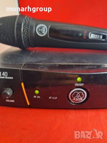 Микрофон AKG HT pro single+приемник SR40, снимка 4 - Микрофони - 46234024