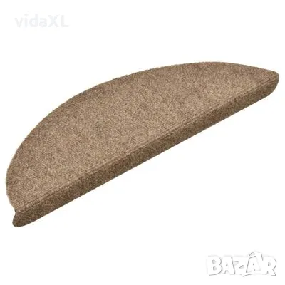 vidaXL Самозалепващи стелки за стъпала, 10 бр, кремави, 56x17x3 см(SKU:149693), снимка 3 - Други - 48690433