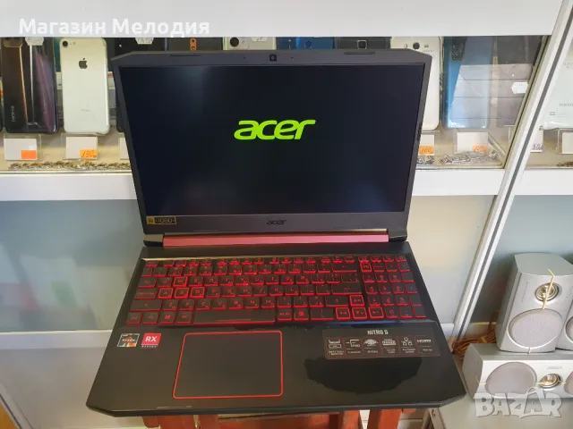 15,6" Геймърски лаптоп ACER Nitro 5 AN515-43 series model - N18C3 С зарядно. В отлично техническо и , снимка 5 - Лаптопи за игри - 47403399