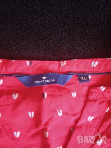 TOM TAILOR - Нова оригинална дамска блуза с къс ръкав, снимка 3 - Тениски - 46060601