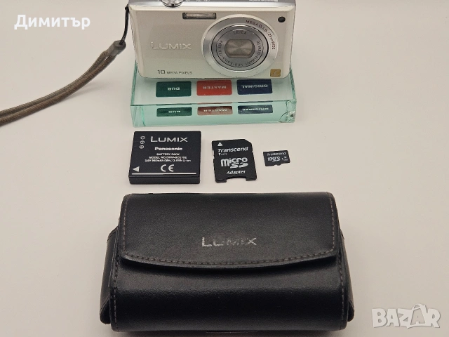 Panasonic Lumix Fx-35 фотоапарат дигитална камера digital photo camera 10mp, снимка 2 - Фотоапарати - 53369988