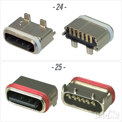 Букса конектор USB Type-C  6 pin , Waterproof IP67-IP68 panel mount, снимка 7 - Ремонт на друга електроника - 54184333