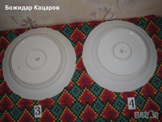 Порцеланови плата,за допълване на сервизи. Цена 8 лева/4,09 €. Пращам по Еконт. За София, може и лич, снимка 4 - Сервизи - 51497069