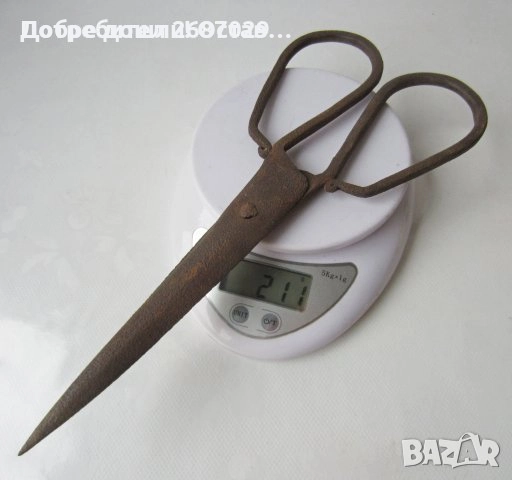 Стари ножици, ковано желязо - голяма кована ножица - 3 бр. различни, снимка 18 - Антикварни и старинни предмети - 28975048