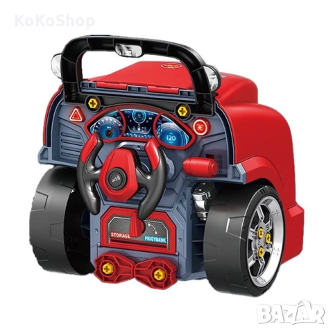 Детски камион работилница с инструменти/камион работилница, снимка 4 - Коли, камиони, мотори, писти - 52151779