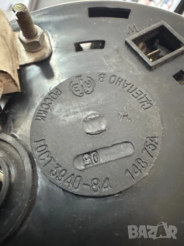 ГЕНЕРАТОР / АЛТЕРНАТОР 2502.3771 14В 75А ВОЛГА ГАЗ 3110 ГАЗ 3129 НОВ РУСКИ, снимка 3 - Части - 53810461