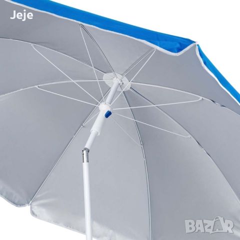 Плажен чадър с метална основа и чупещо се рамо Muhler, снимка 5 - Други - 46444830