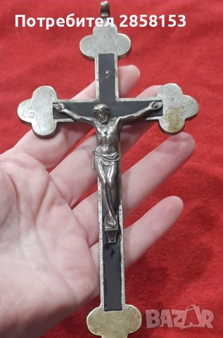 Стар нагръден кръст на австро-унгарски полеви свещеник , снимка 2 - Антикварни и старинни предмети - 53301123