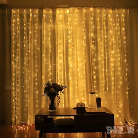 LED светеща завеса