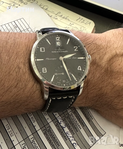 Механичен Швейцарски часовник - Zeno-Watch Basel - лимитиран 100 бройки, снимка 3 - Мъжки - 52415126
