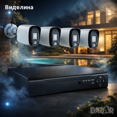 Професионален комплект за сигурност с 4 камери IP67 YL-806B, снимка 2 - Комплекти за видеонаблюдение - 53389888