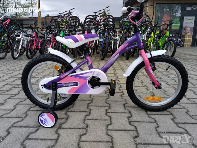 SPRINT Велосипед 16" ALICE лилав