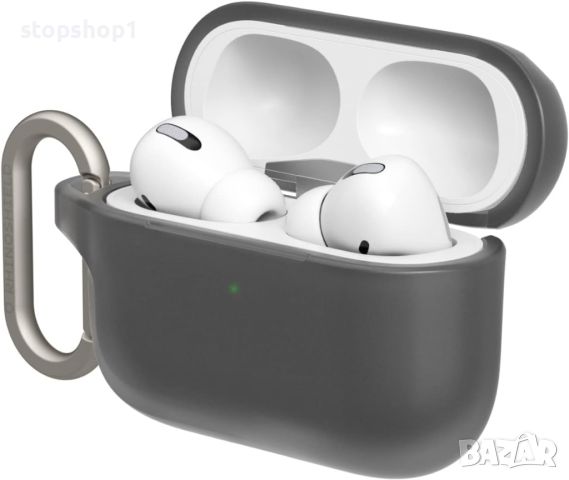 Калъф RHINOSHIELD AirPods с карабинер, съвместим с Apple [AirPods Pro] | Военна защита срещу падане,, снимка 1 - Bluetooth слушалки - 46661690