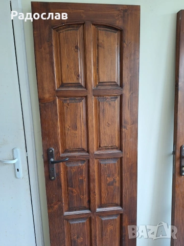 Дървена интериорни врати с каса и без каса