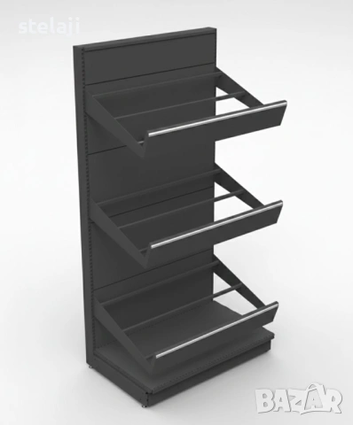 Метален стелаж за плод и зеленчук, снимка 3 - Стелажи и щандове - 50790818