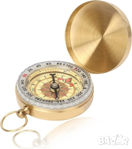 Ретро туристически компас - Навигация ден и нощ