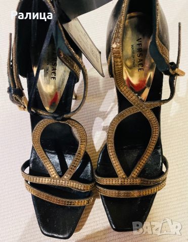 Дамски сандали VERSACE ORIGINAL, снимка 17 - Дамски елегантни обувки - 45916860