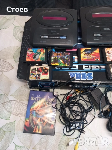 Продавам SEGA MEGA DRIVE 2 - 2 конзоли с 1 джойстик и дискети, снимка 3 - Други игри и конзоли - 52703470
