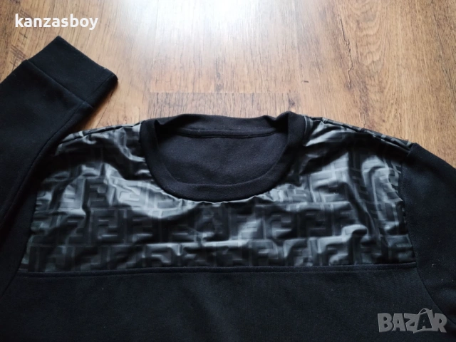 FENDI FF Sweatshirt - страхотна мъжка блуза ХЛ, снимка 4 - Спортни дрехи, екипи - 53999962