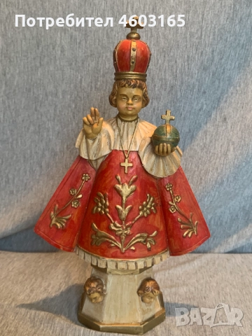  стара италианска статуетка на младенеца от Прага