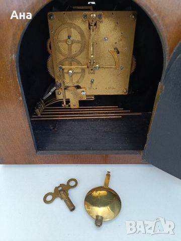 Стар английски механичен каминен часовник

, снимка 2 - Антикварни и старинни предмети - 46348301