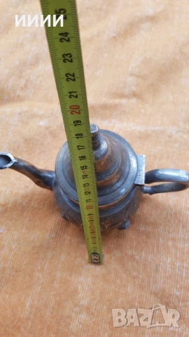 Посребрен чайник, снимка 4 - Антикварни и старинни предмети - 51890690