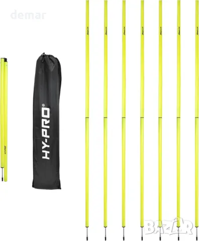 Hy-Pro Agility тренировъчна щека - сгъваема, 8 броя с шип, чанта за носене