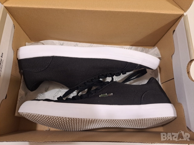 Оригинални спортни обувки Lacoste – 2 чифта (сини и черни), размер 43, много добро състояние, снимка 9 - Спортни обувки - 52057432