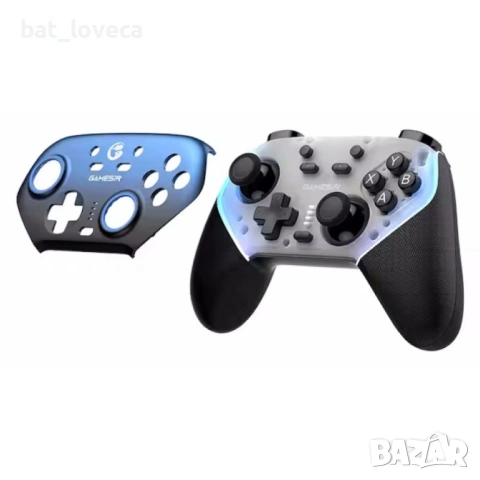 GameSir мултиплатформен контролер, Bluetooth/USB-C/безжичен, за PC/Switch/iOS/Android, Син, снимка 2 - Аксесоари - 53939018