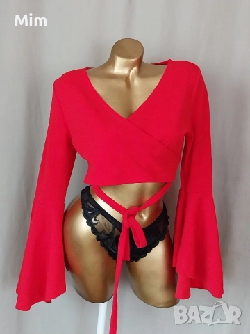 М/XL Различни модели и цветове топ с дълъг ръкав , снимка 4 - Корсети, бюстиета, топове - 52289368