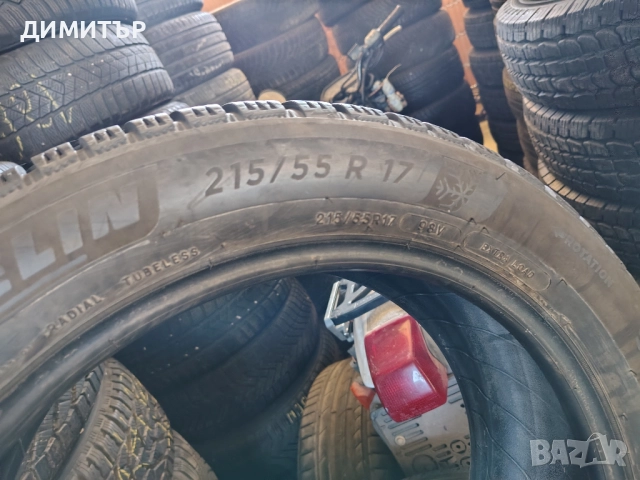 4бр.зимни гуми MICHELIN 215 55 17 DOT20 цена за брой, снимка 6 - Гуми и джанти - 52295339