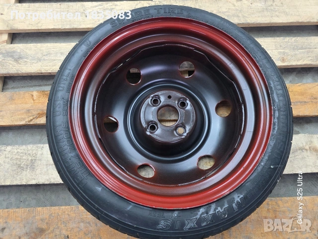 Резервна гума 15ка 4х100 Hyundai, Kia, Toyota, снимка 2 - Гуми и джанти - 53288997