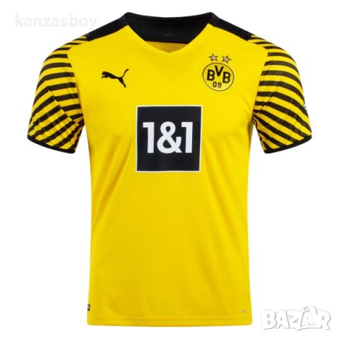 Puma Borussia Dortmund Home Jersey 2021-2022 - страхотна футболна тениска КАТО НОВА С, снимка 1 - Тениски - 45424768