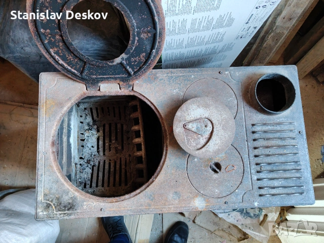 ПРОДАВАМ ПЕЧКА НА ДЪРВА, снимка 3 - Отоплителни печки - 53469455