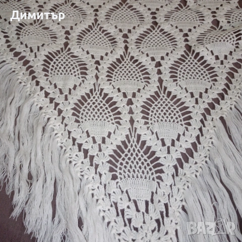 Дамски плетен шал тоалет 