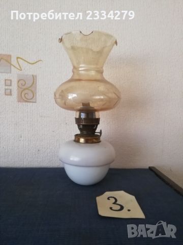 Стари газени лампи, порцелан и стъкло. , снимка 8 - Антикварни и старинни предмети - 45255275