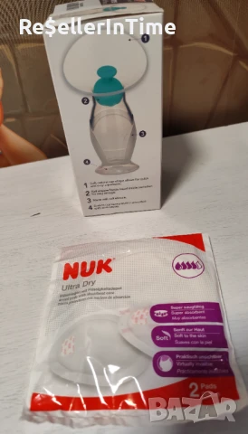 Нова ръчна помпа за кърма Nuby + подарък 