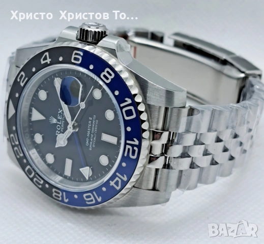 Мъжки луксозен часовник Rolex GMT- Master II Batman, снимка 3 - Мъжки - 53853722