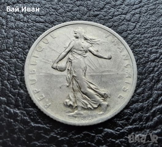 Стара сребърна монета 1 франк 1916 г. Франция- перфектна!, снимка 7 - Нумизматика и бонистика - 45493972